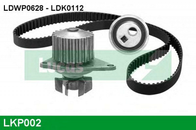 LUCAS ENGINE DRIVE lkp002 -  Водяной насос + комплект зубчатого ремня